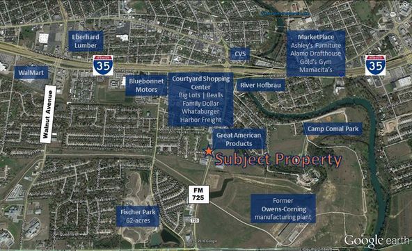 Great Multifamily Site on FM 725 Near IH 35 : 1609 McQueeney Road, New Braunfels, TX 78130